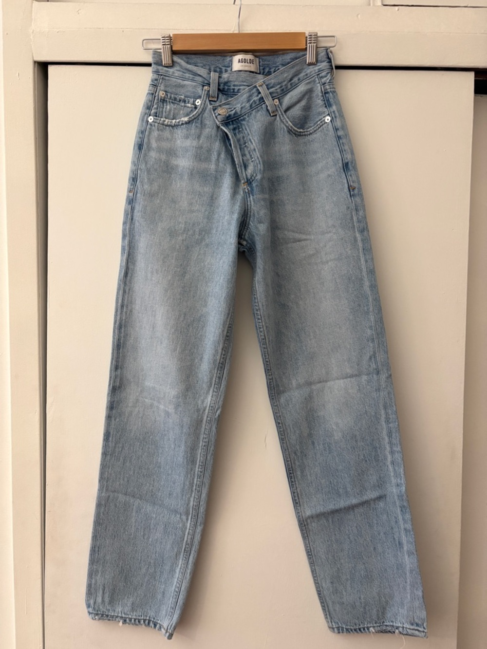 Agolde Arc Criss Cross Jeans